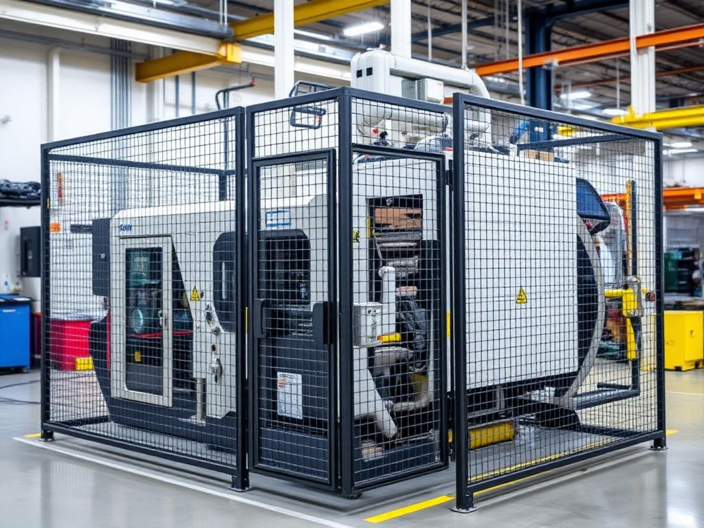 Mesh Guard Machine Industrial Safety Enclosures & Machine Guarding | MeshGuard