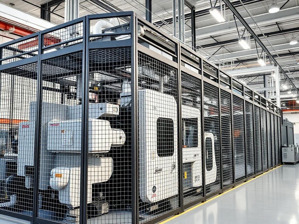 Mesh Guard Machine Industrial Safety Enclosures & Machine Guarding | MeshGuard